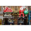 8FT Christmas Inflatables Outdoor Decorations Christmas Inflatable Yard Climbing Santa Claus Christmas Blow Up Yard Decorations