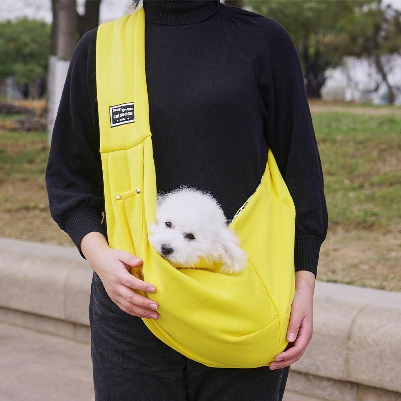 Portable Foldable Pet Carrier Breathable Crossbody Bag Dogs Cats
