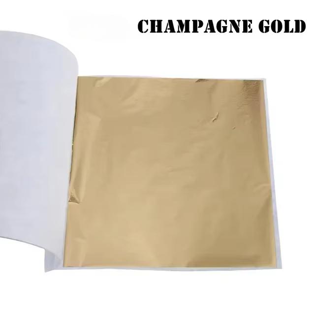 10PCS Gold Foil Leaf 12 Colors for Arts Decoration,DIY Crafts,Paintings,Furniture Decoration,Gold Leaf Sheets.