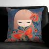 KKimmidoll Cute Cushion Cover Pillowcase Ultra Soft Skin Friendly Fabric Cloud Like Comfort  Concealed Zipper