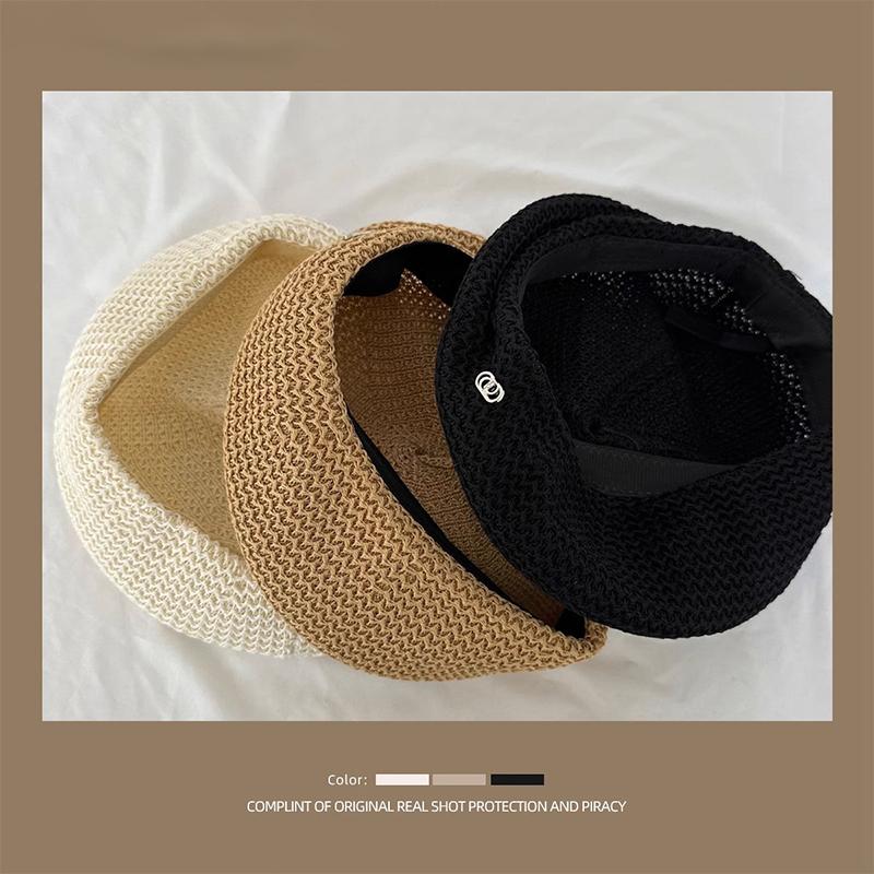 1PC Lightweight Photography Beret Elegance Comfortable Daily Outings Breathable Fashionable Polyester Knitwear Travel