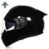 FF Modular Motorcycle Helmet Full Face Flip Up Robot Design Double Visor DOT Approved Motocross Racing Helmet for Men Women