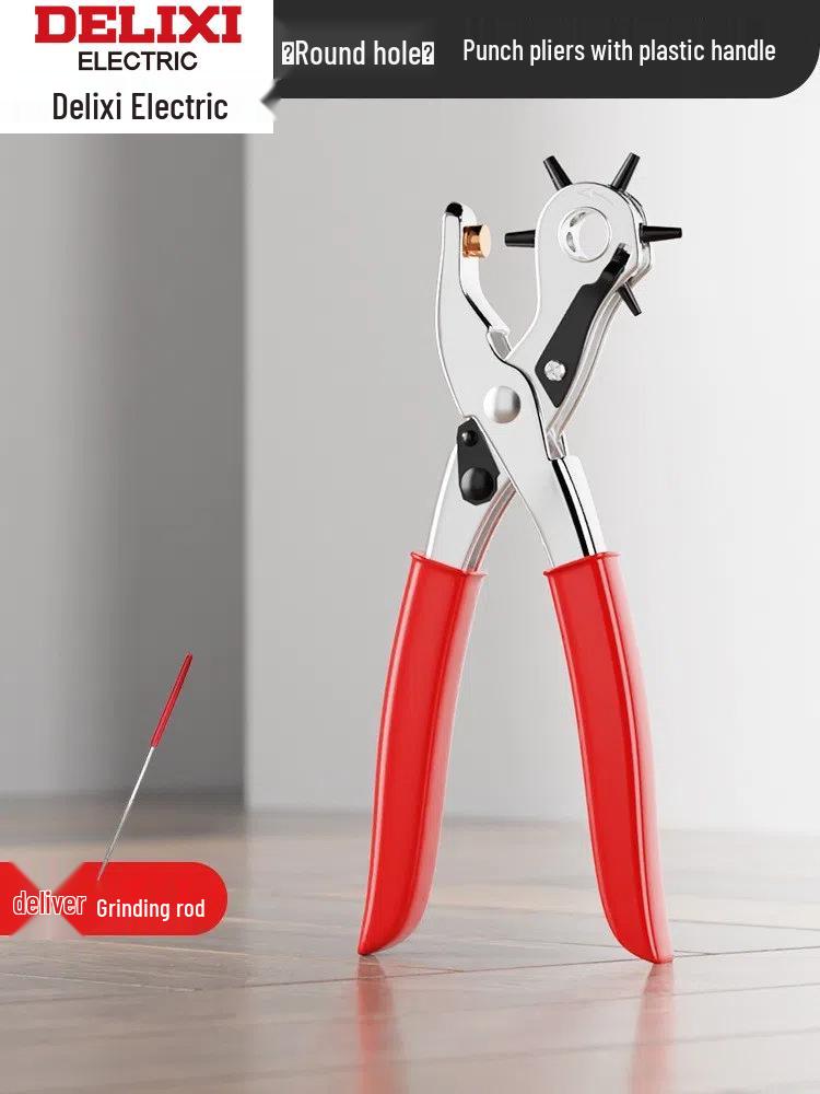 

Delixi Round Hole Puncher for Leather Belts and Watch Straps