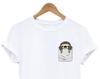 Funny Sloth T-and Kids Tshirt: Fake Pocket Animal Tee