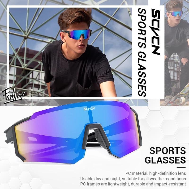 SCVCN Women Sports Sunglasses Pink Fashion Cycling Glassesfor Men Street Shades Driving UV400 Bike Bicycle Hiking Golf Baseball