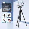 Professional Mobile Phone & DSLR Tripod with Pulley and Universal Ball Head for Live Streaming