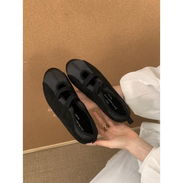 Fashion Shoes Woman 2025 Soft Female Footwear Shallow Mouth Round Toe Riband Casual Sneaker Ballet Flats New Dress Comfortable Summer