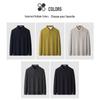Montagut Men's Lamb Wool Tencel Blend Long Sleeve Polo Shirt