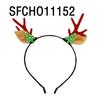 Christmas Headband Xmas Elk Horn Bell Sequin Christmas Hair Band Happy New Year Photo Props Merry Christmas Decor Gifts for Kids