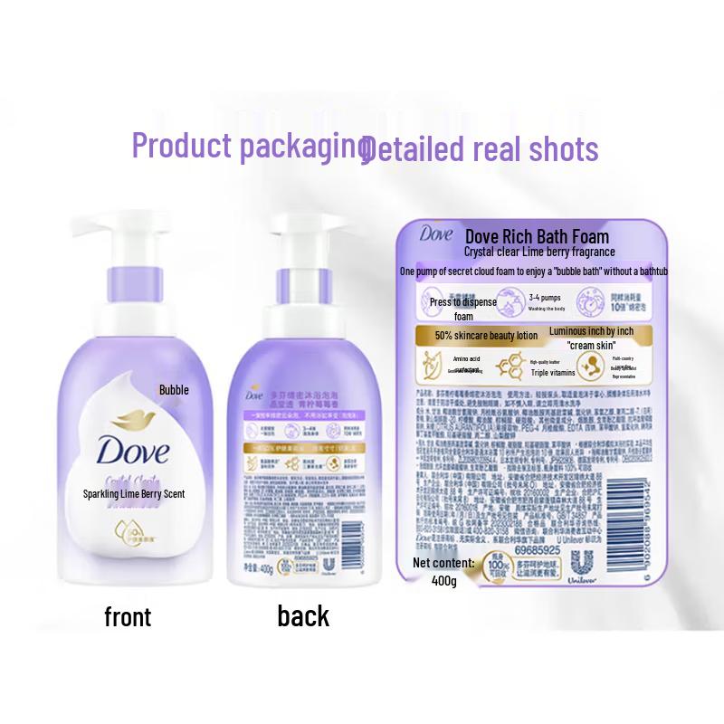 Dove Lime Berry Scented Bath Foam 400ml