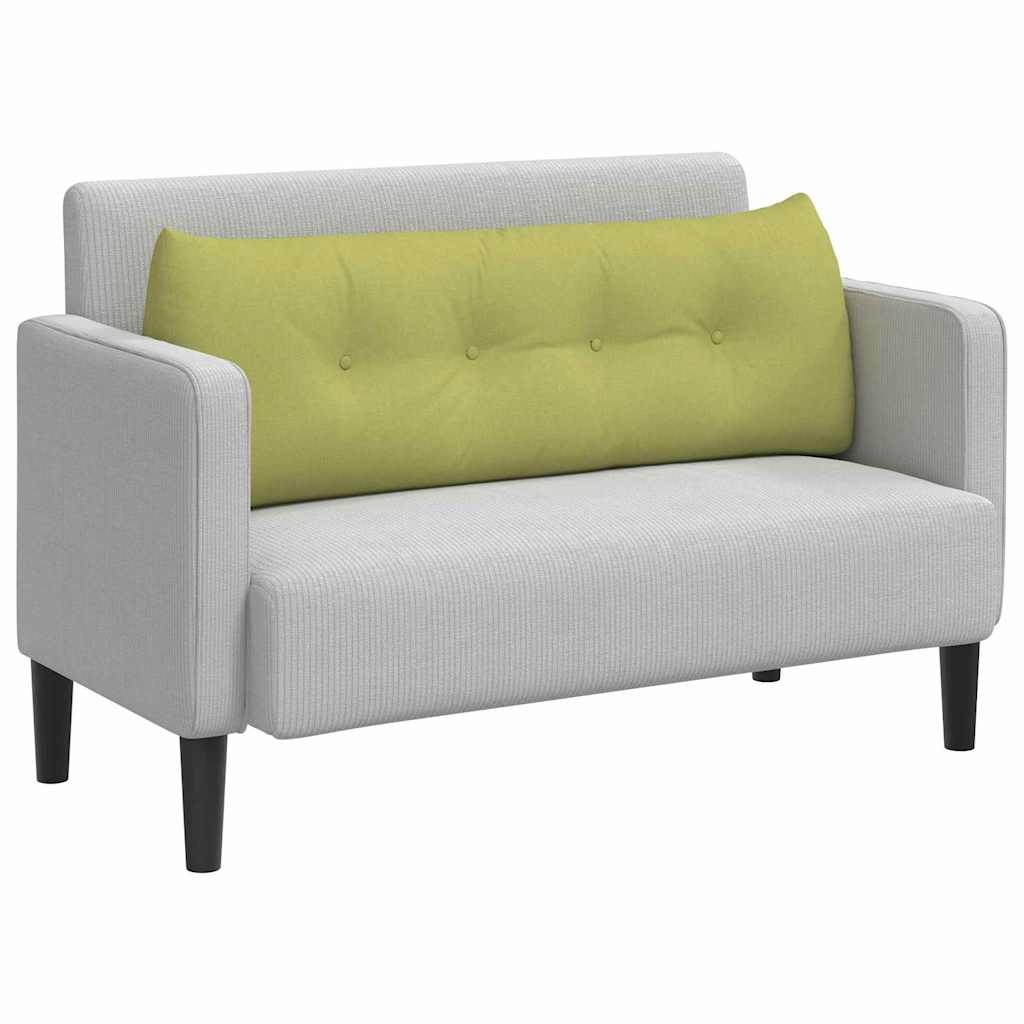 Back Cushion Light Green 140 X 24 X 50 Cm Fabric
