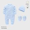 Baby Long-Sleeve Bodysuit and Accessories Set - Pure Cotton, Spring/Autumn Style