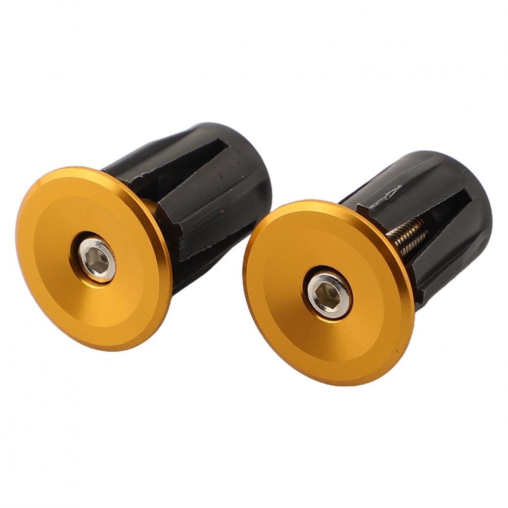 Bicycle Handlebars with High Compatibility Lightweight Aluminum Plugs Set