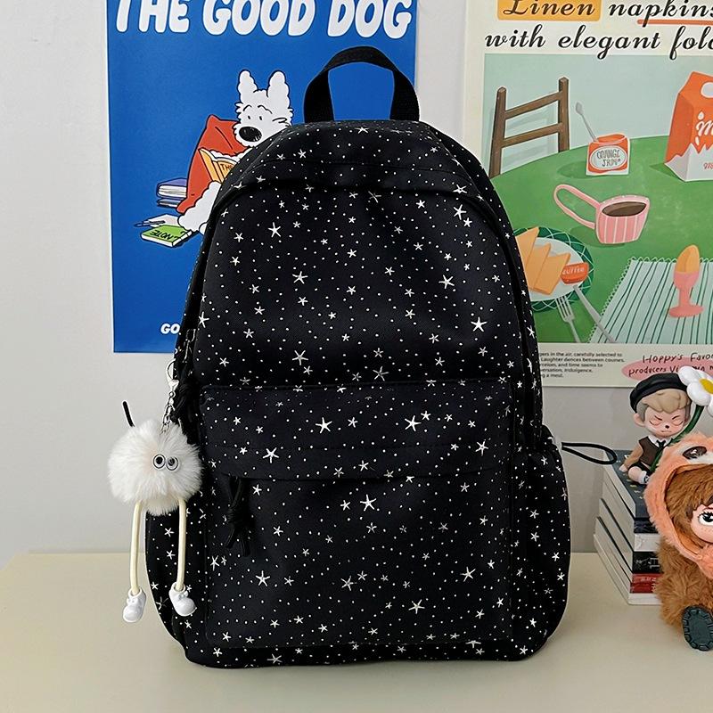Schoolbag New Schoolbag High Value Korean Ins Girl Heart Leisure Travel Light Backpack Gypsy Star Student Backpack