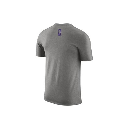 Nike NBA Kollaboration Herren Rundhals Kurzarm T-Shirt in Grau