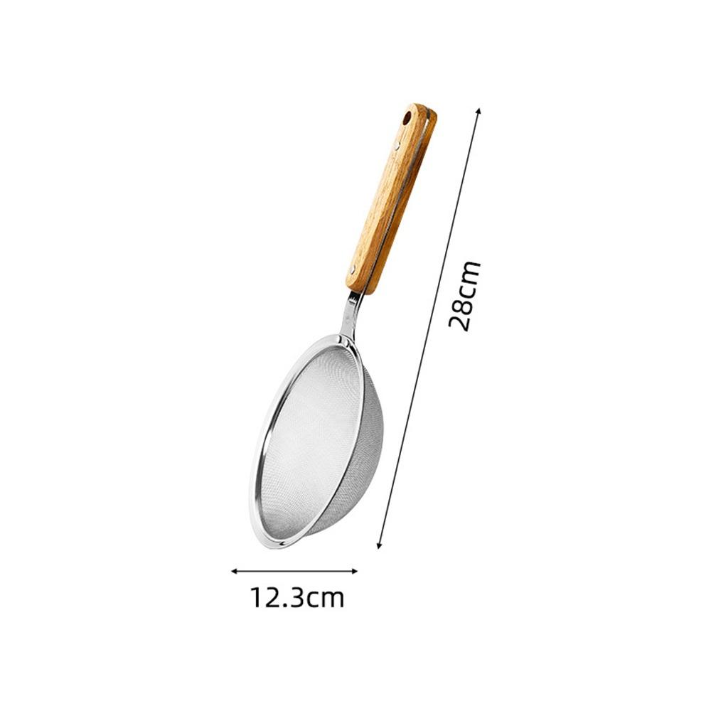 Stainless Steel Food Strainer Colander Rust-Proof Cocktail Sieve New Tea Strainer for Kitchen S