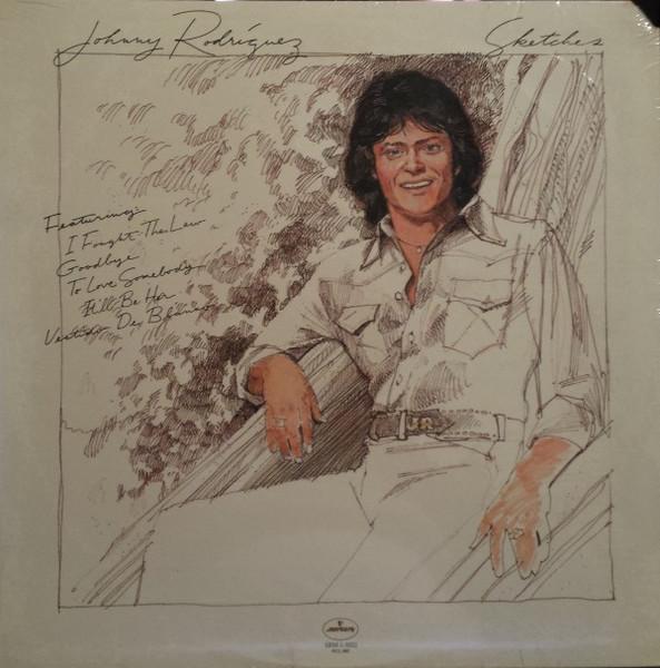 LP Record JOHNNY RODRIGUEZ - Sketches SRM15022 Mercury 1979 US Folk Used