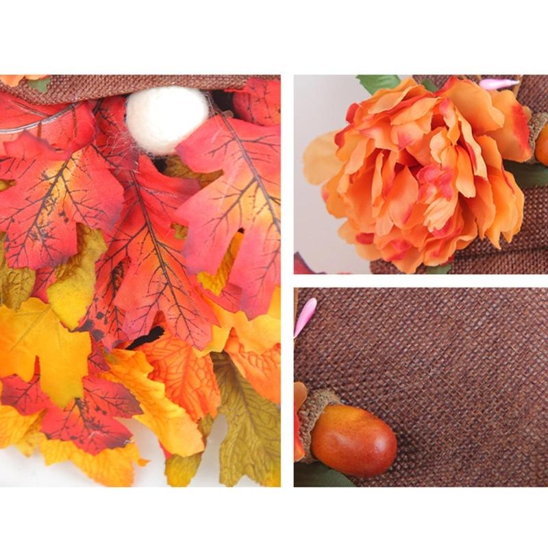 Cute Character Halloween Autumn Maple Leaf Door Ornaments Add Fun and Charm to Your Decors Perfect Centerpieces