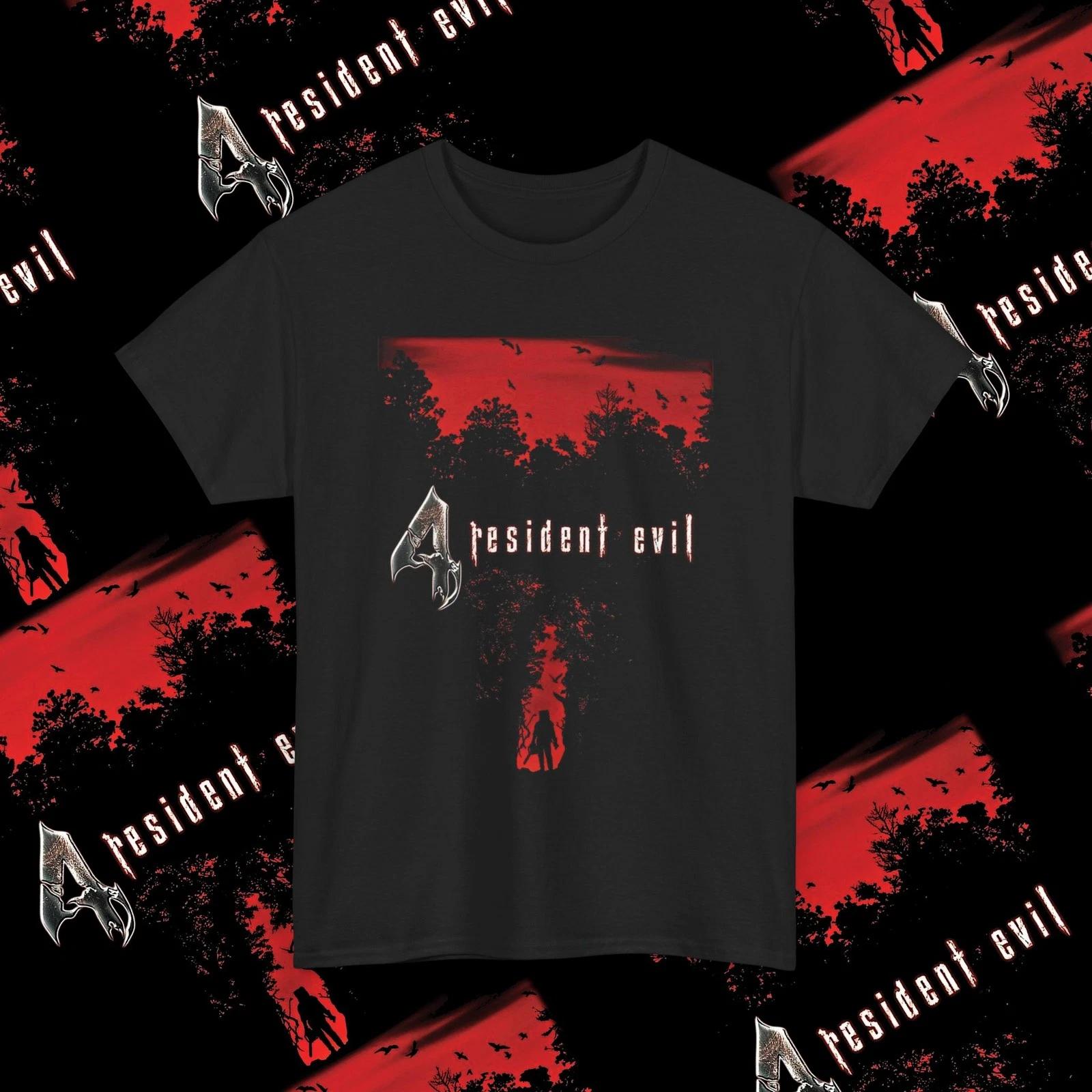 Resident Evil 4 Video Game T-Shirt, Survival Horror Video Game Shirt 3XL