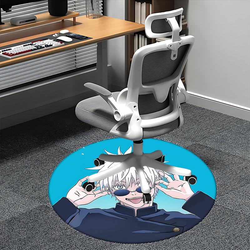 Hunter x Hunter,Gon Freecss Chair mat Round Rug Office carpet, Non slip, Suitable for Living Rooms, Bedrooms Decor 1205653a