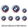 For BMW E81  7Pcs Car Hood Front Rear Trunk Emblem Badge For BMW 50th Anniversary Edition E36 E46 E53 E90 E60 E93 E87 G01 G20 X3 X5 F30 F20