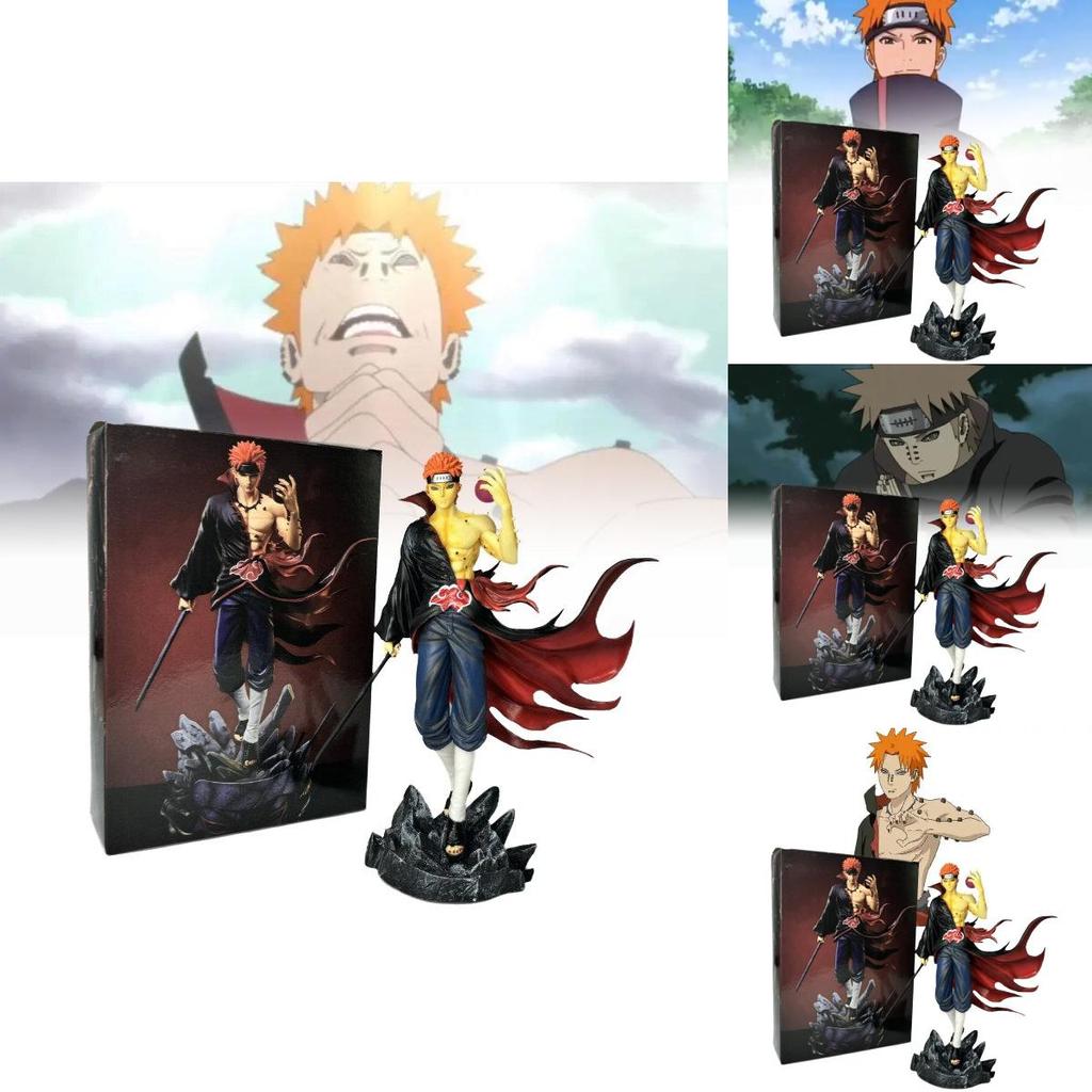 Stunning Naruto Gk Resonance Series Pain Figurine Collectible For Fans 23cm High Quality Pvc