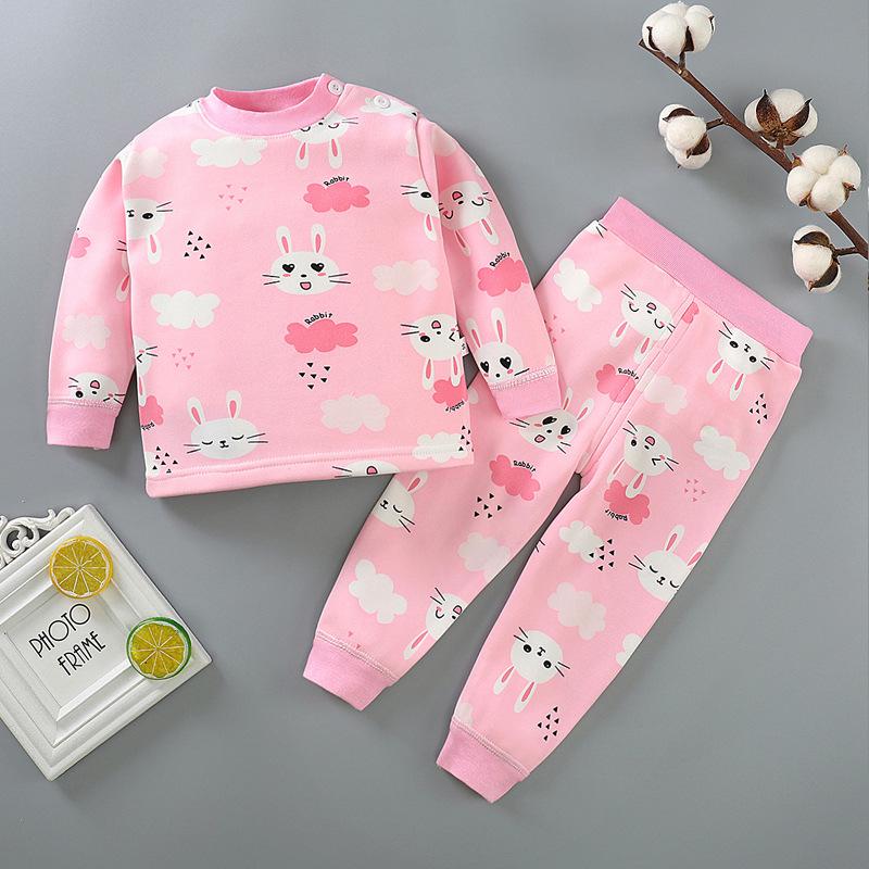 

Комплект детского термобелья: Мягкие, утепленные пижамы для мальчиков и девочек 100cm