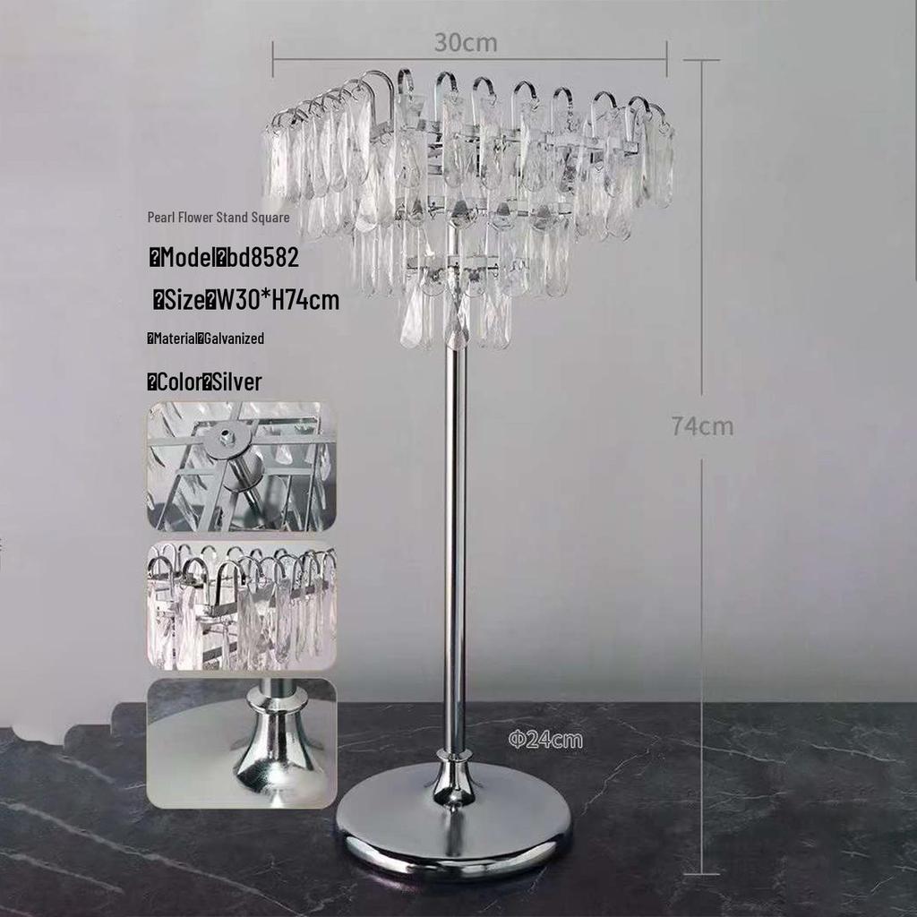 Crystal Wedding Table Centerpiece Flower Stand
