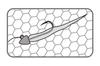 Daiichi Seiko Gun Frame 40 Air Landing Net for Fishing