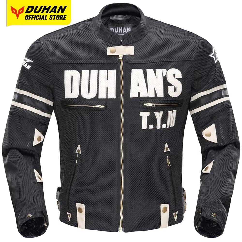 DUHAN Motorcycle Jacket Men Motorcycle Armor Protector DUHAN Pants Moto Cycling Jacket Motocross Chaqueta Summer Riding Clothes