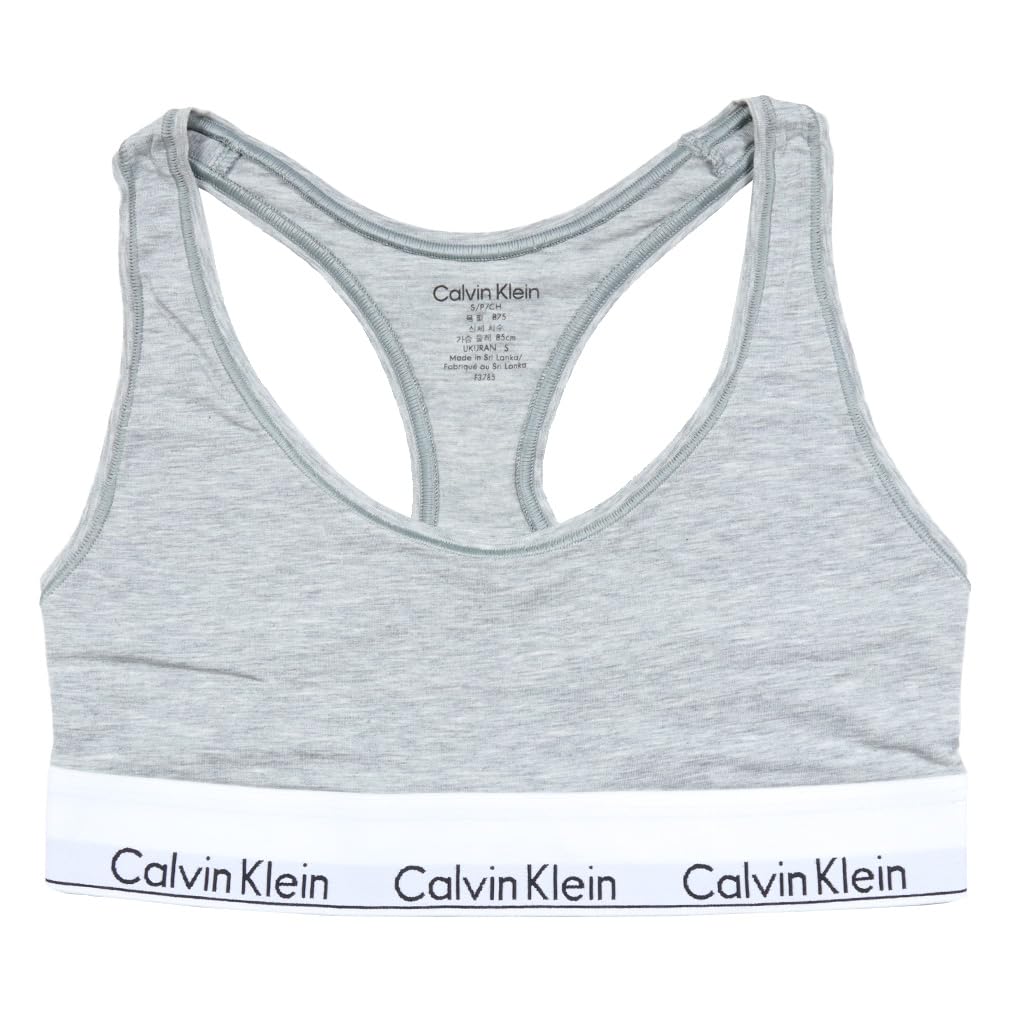 Bralette Bra Sports Bra CALVIN KLEIN S Gray ck055 [Calvin Klein] Women s [Item] серый