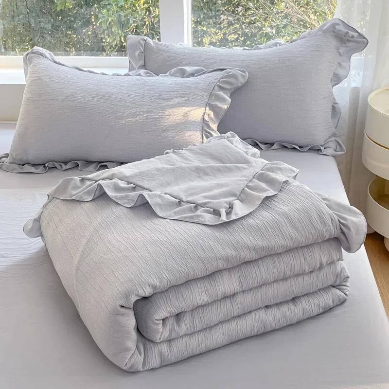 Cool Blanket Quilt For Summer  New Wave Bubble Summer Cool Quilt For Single Soybean Fiber Thin Quilt Air Conditioning