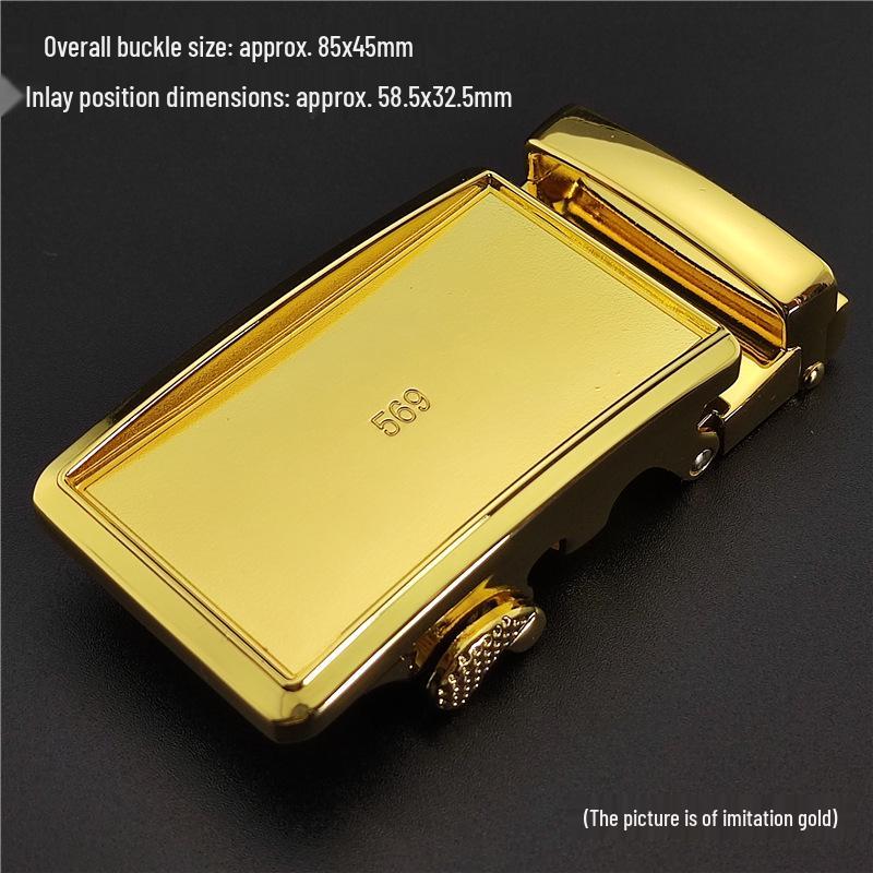 Zinc Alloy Automatic Belt Buckle for Jade Inlay
