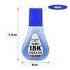 45ml Box of Permanent Markers Ink Quick-Drying Waterproof Black Red Blue Colors Oil-Based Filler Liquid for Pens