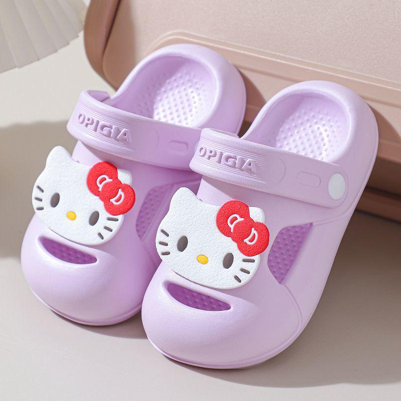 Summer Cartoon Cute Girls' Slippers, Non-Slip Soft Sole for Indoor/Bath Use