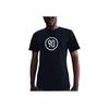 Digital Print Logo Crew Neck Short Sleeve T-Shirt Men Tops Black IB6032-010