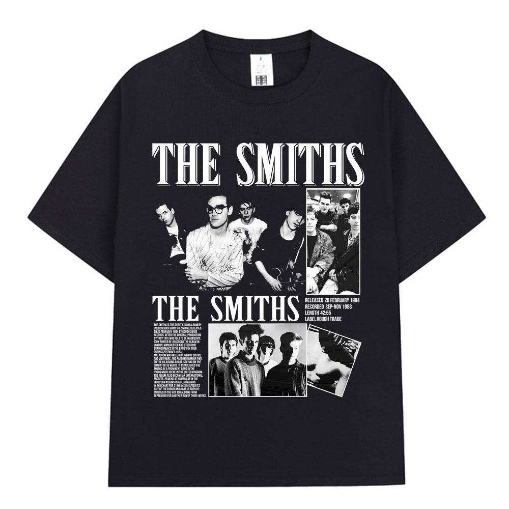 The Smiths The Queen Is Dead T Shirt 1980s Indie Morrissey Oversized Tshirt Vintage Punk Rock Band Tshirts Streetwear Unisex