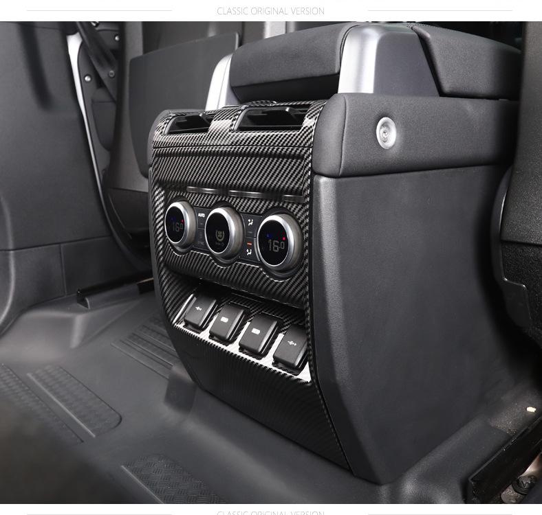 Land Rover Defender Armrest Box Rear Vent Decorative Kick Plate (Models 2020-2025)