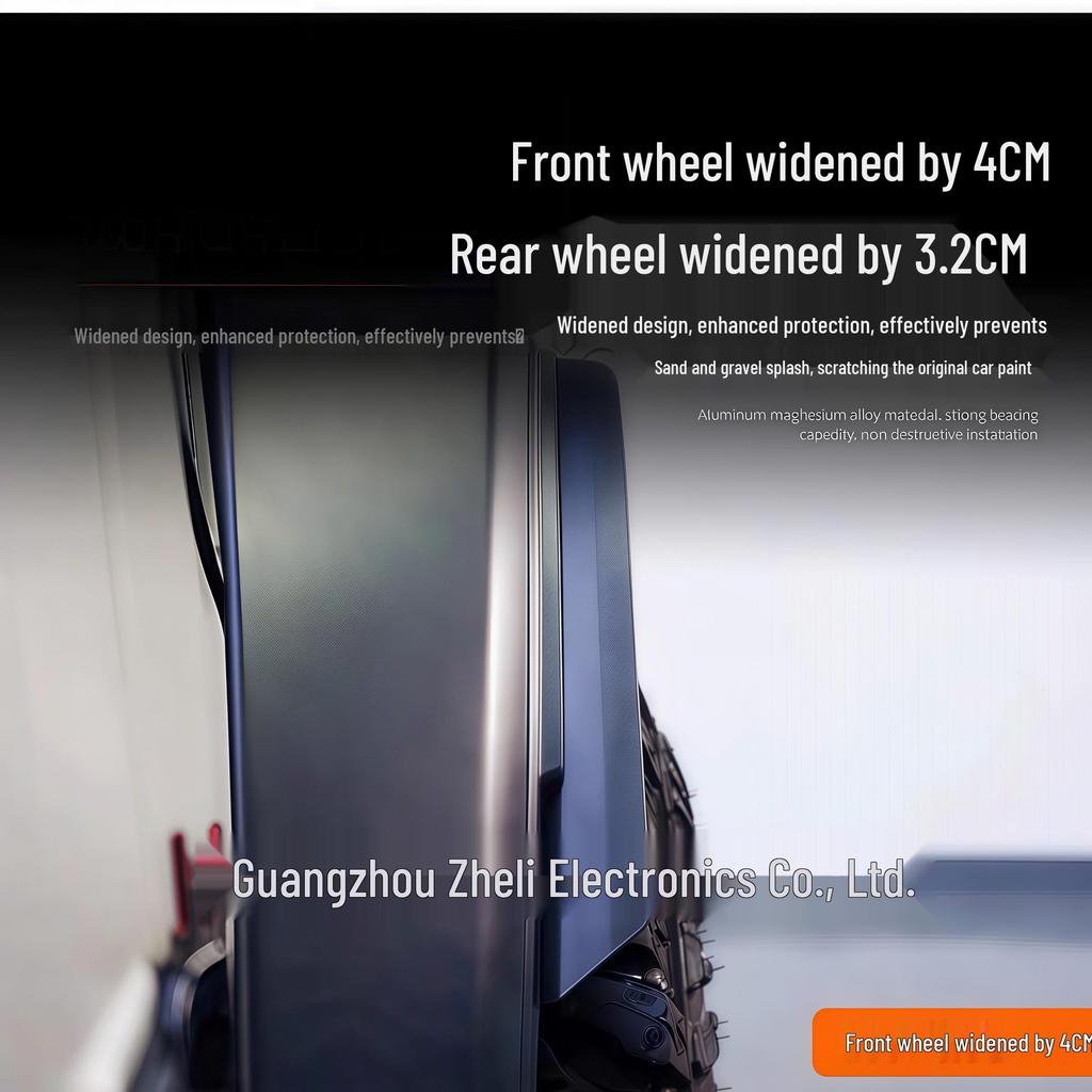 Enhanced Fender Flares & Mud Flaps for 07-17 Jeep Wrangler JK