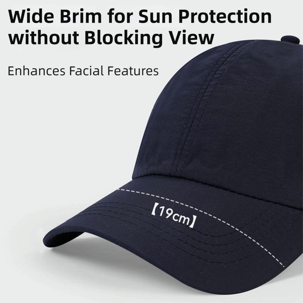 Quick-Drying Women‘s Baseball Caps Lightweight Running Cap Unisex Sun Hat Summer Season