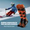 1 Pair Ski Socks, Cold Weather Socks for Snowboarding, Snow, Winter, Thermal Knee-high Warm Socks, Hunting