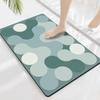 Minimalist Quick-Dry Non-Slip Bathroom Floor Mat - Diatomaceous Earth, Absorbent & Dirt-Resistant