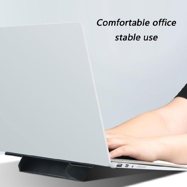 Tragbarer Laptopständer Klebe-Faltbare Stützbasis Notebook-Ständer Halterung Laptop-Computer Kühlhalterung Ersatz