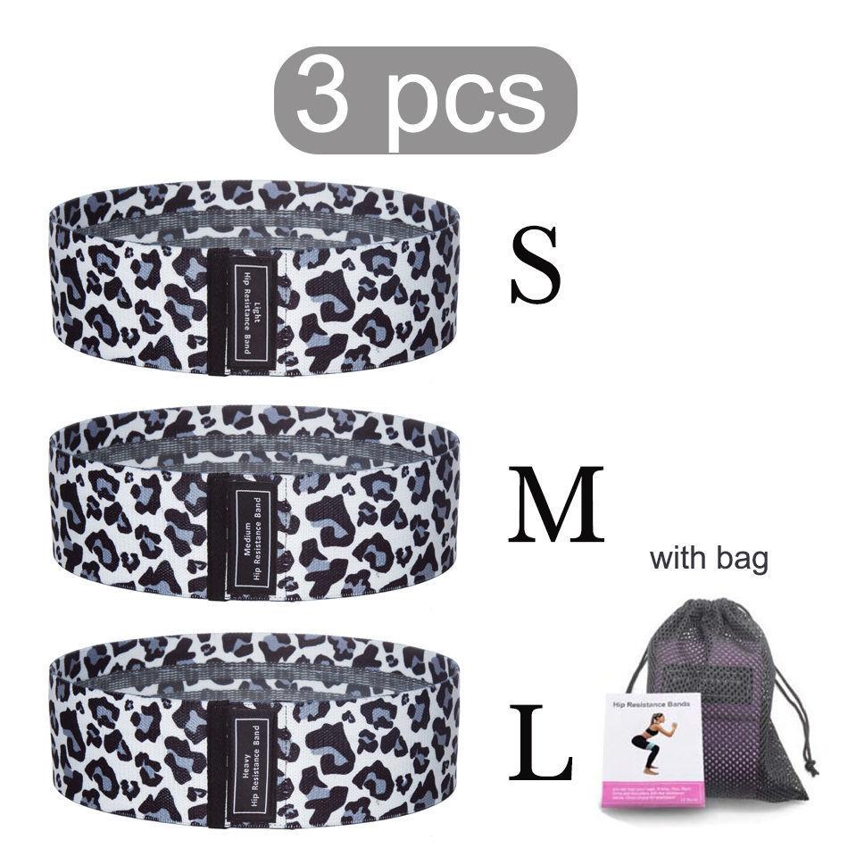 Exercise Workout Bands for Women and Men, 3 Set of Stretch Bands for Booty Legs for Yoga Starter, Pilates Flexbands