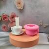 Teacup Candlestick Molds Aroma Candle Holder Silicone Molds Resins Concrete Castings Moulds for Table Decorations