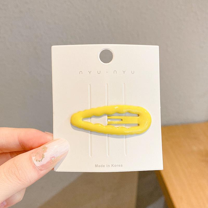 Korean Wave Candy Color Hair Pin Kawaii Simple Basic Hair Clips for Children Headwear Headdress Girls Kids Hair Accessories