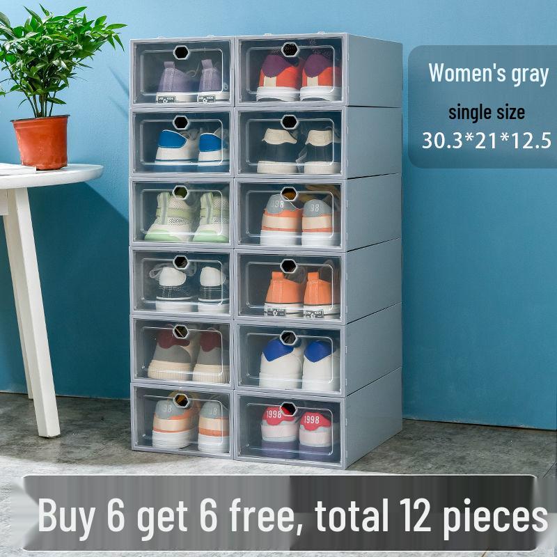 

Складная прозрачная коробка для обуви - Компактное, пыле- и влагозащищенное решение для хранения Default