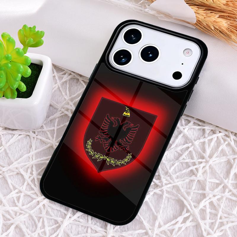 Albania Albanians Flag Phone Case for iPhone 17 Air 16 15 11 12 14 13 Pro Max Shockproof Cover