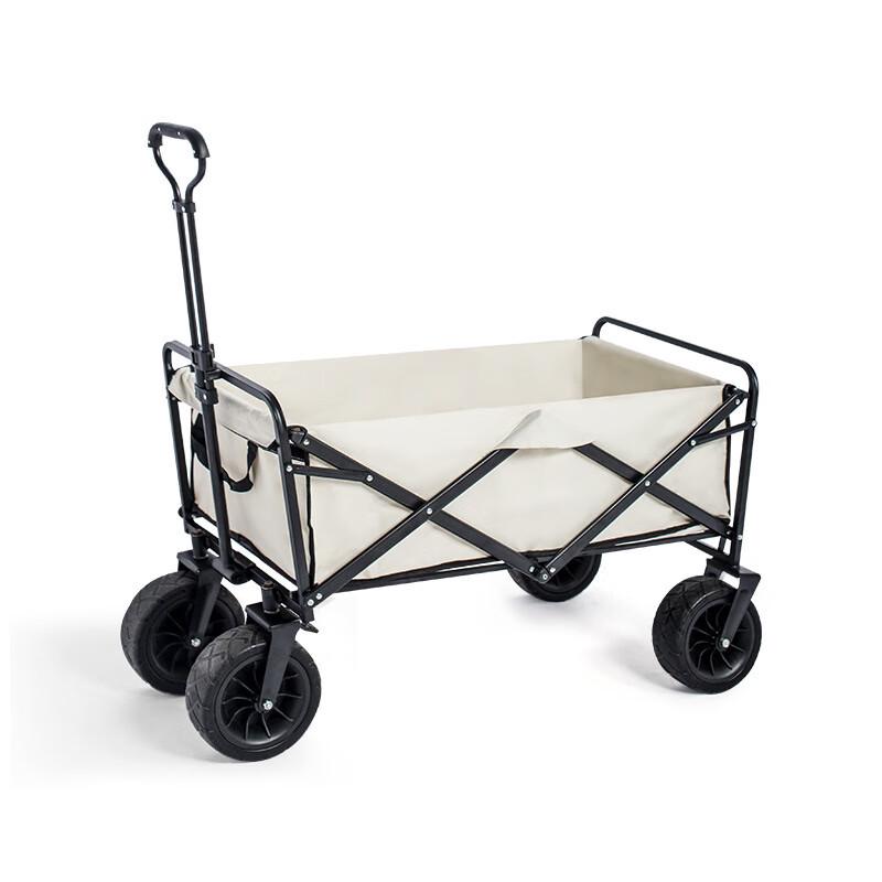 Outdoor Folding Camping Wagon with Tank Wheels