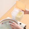 2 Grids Seasoning Box Transparent Lid Salt Pepper Seasoning Jar Household Sugar Condiments Storage Container Kitchen Gadgets